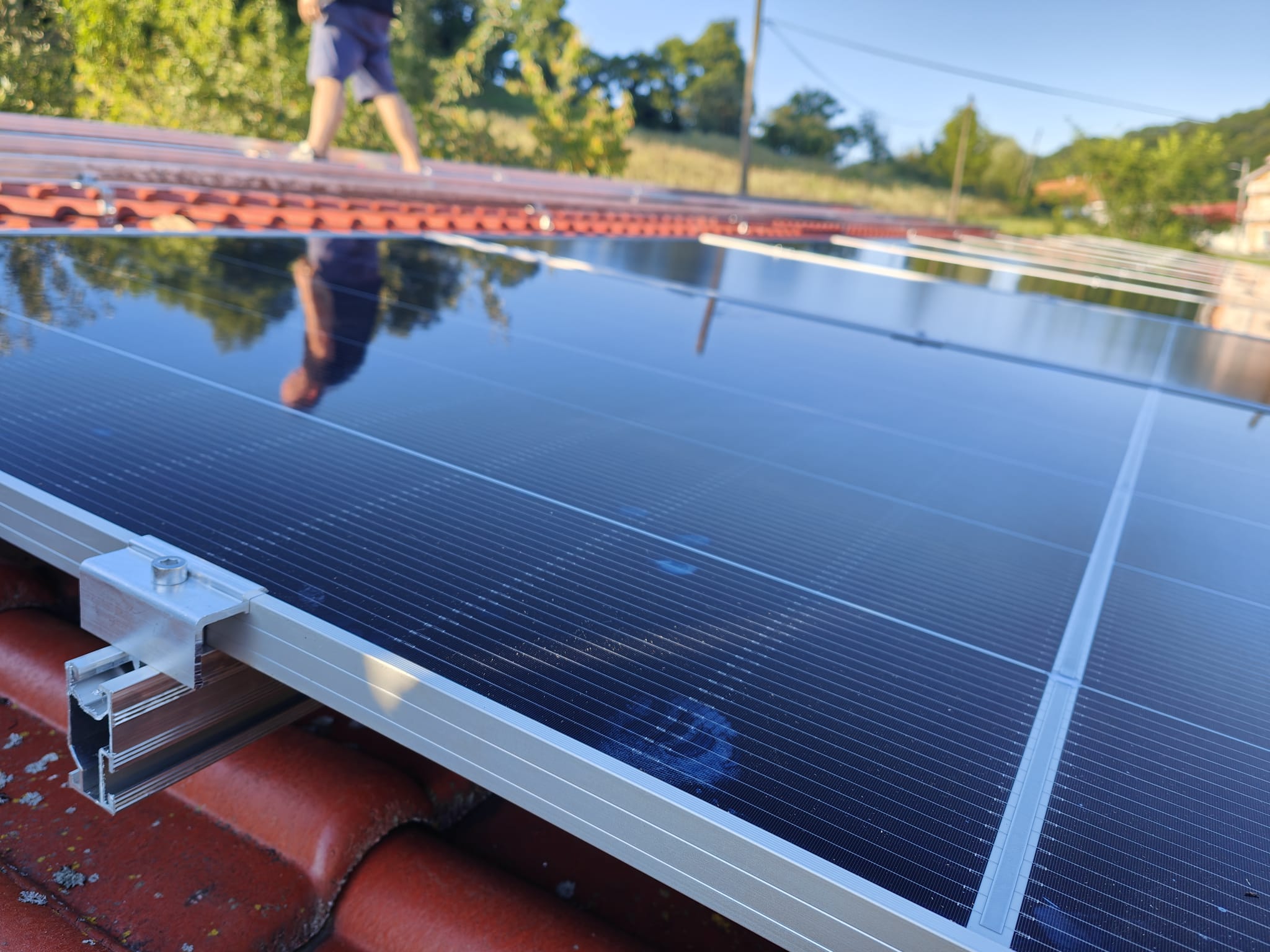 Krovna instalacija fotonaponskog sustava